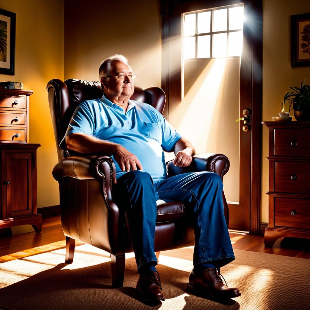 Pensive Man in Sunlight: Diabetes, Life Changes
