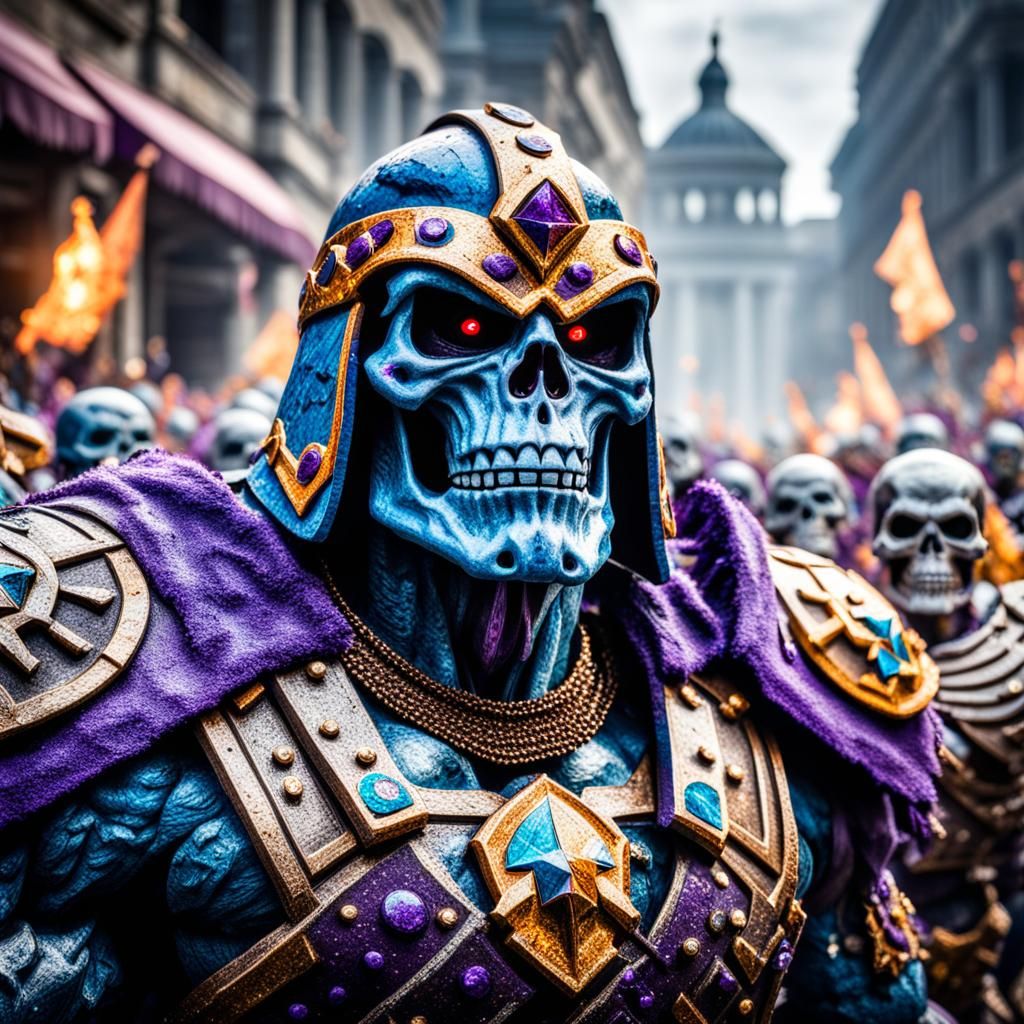 Skeletor and his undead minions
