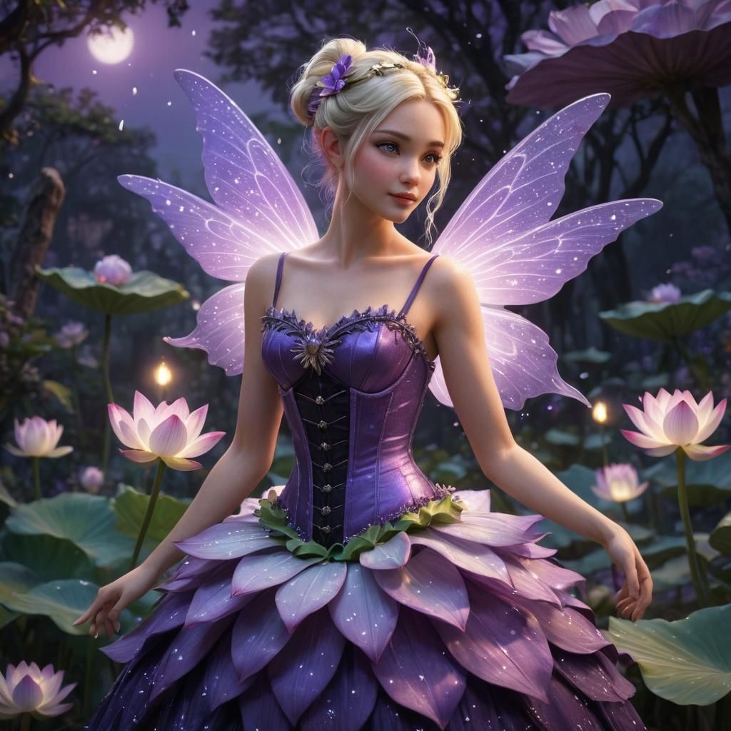 CGI Purple Fairy