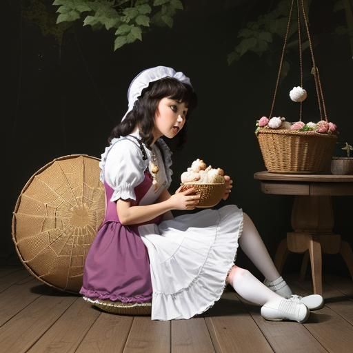 Little Miss Muffet and the Spider