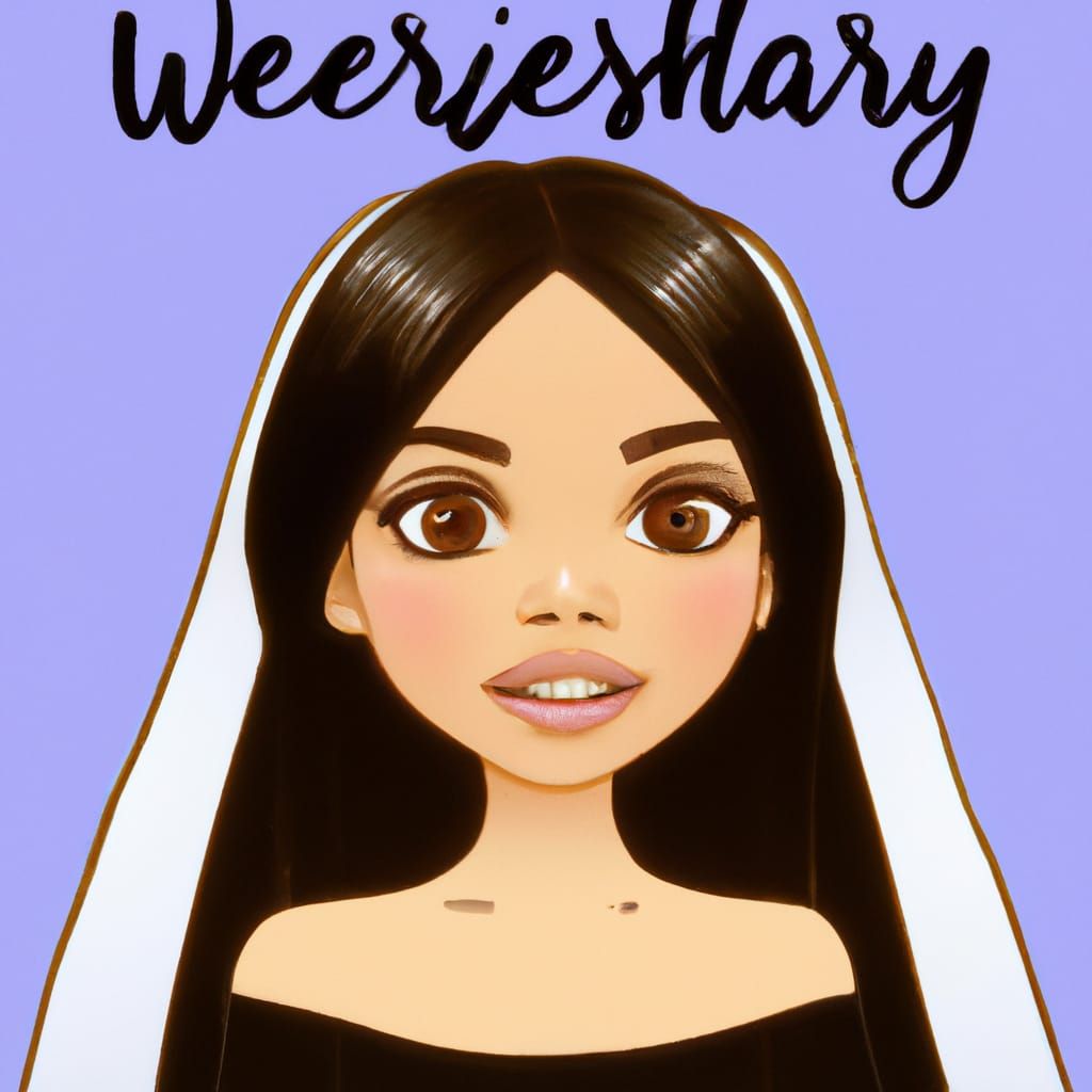 Wednesday Addams Cute Portrait
