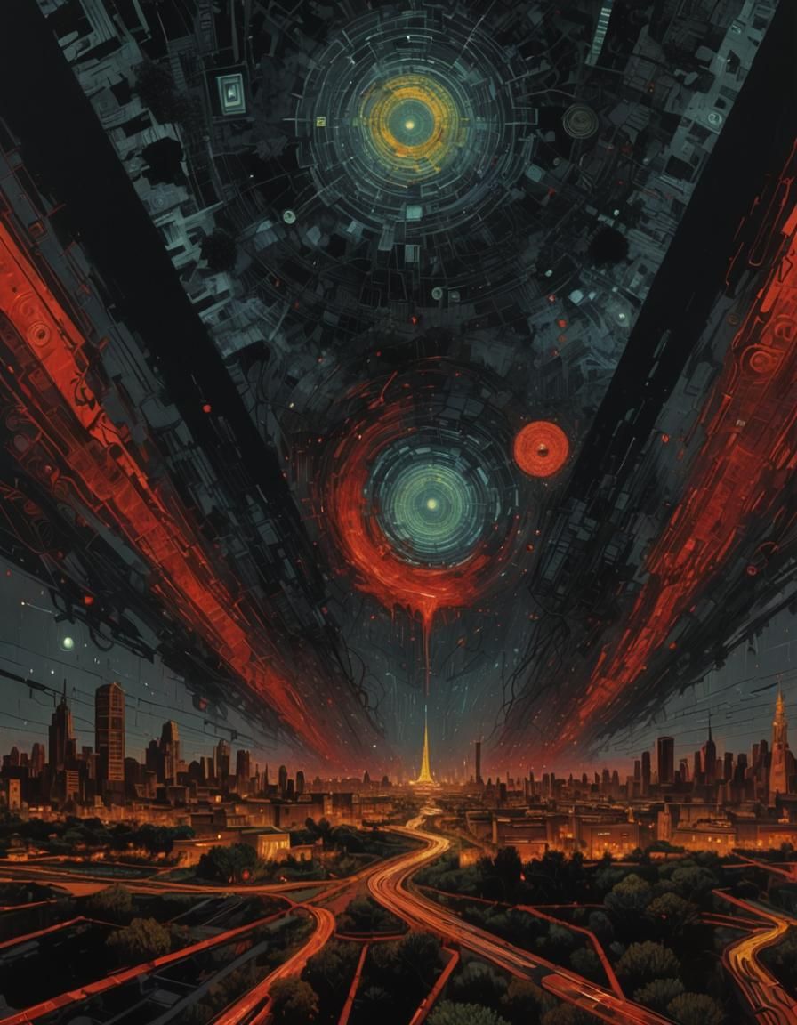 Surreal Metropolis Transformed: Ancient Ruins Reclaimed by N...