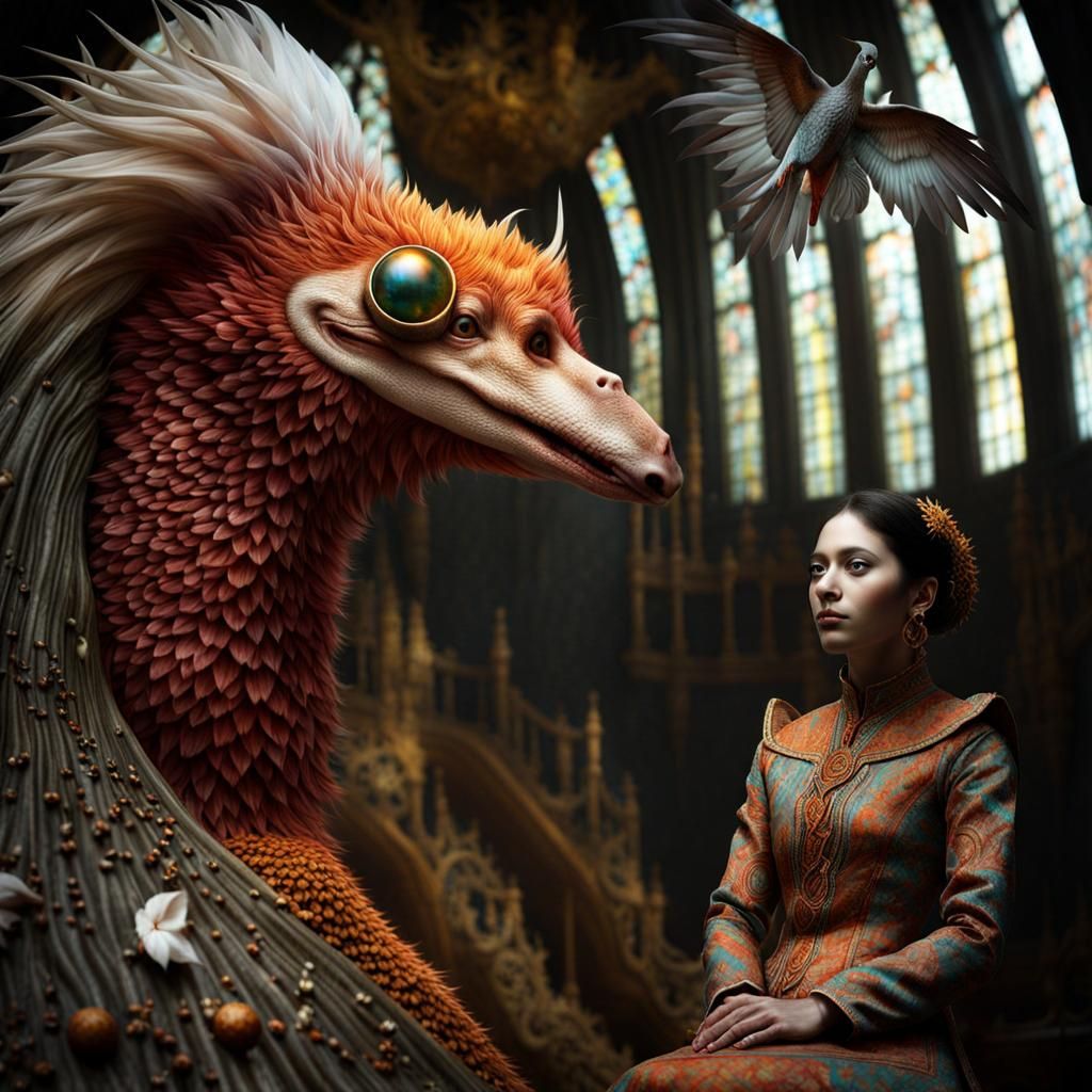 Magical Surreal Celebration in Photorealistic Style