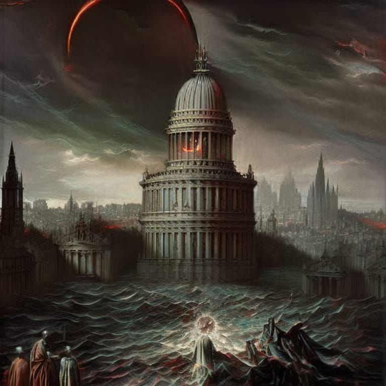 St Paul's Cathedral: Surreal Apocalyptic Aftermath