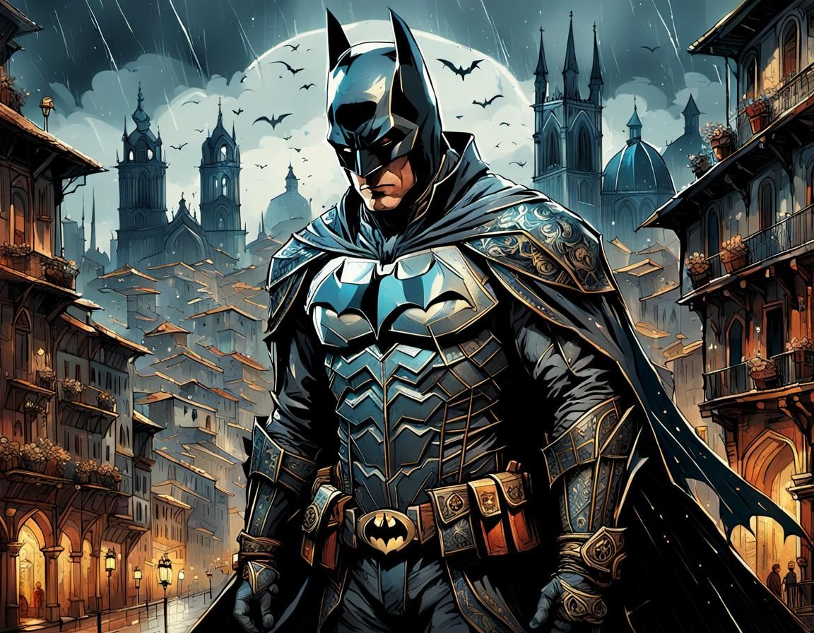 Batman in 17th Century Assassin's Creed Suit