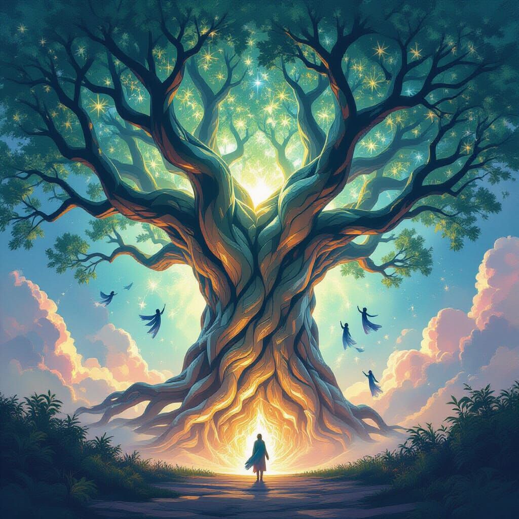 Dimensional Gateway: Colossal Tree of Energy