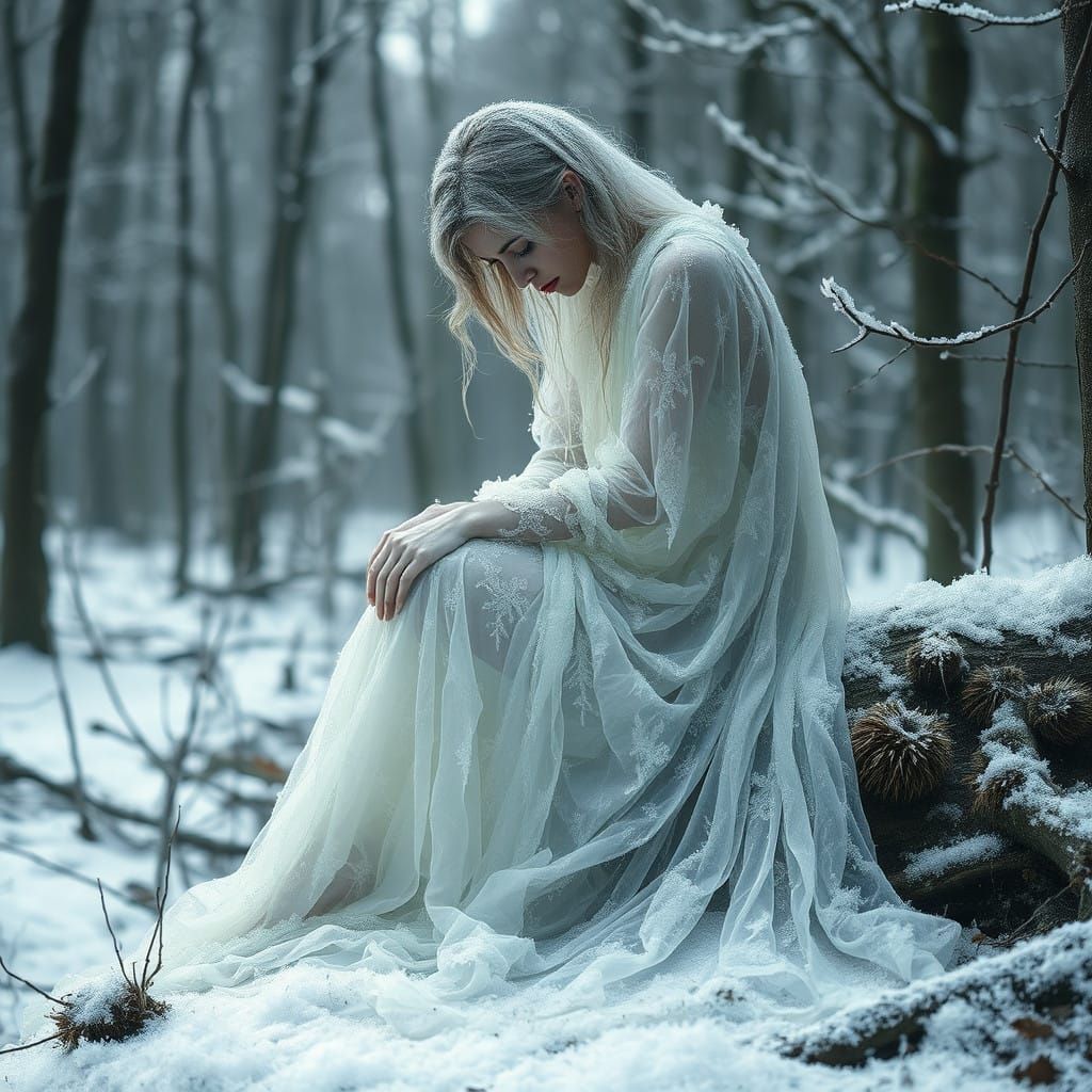 Frozen Despair in Serene Silence