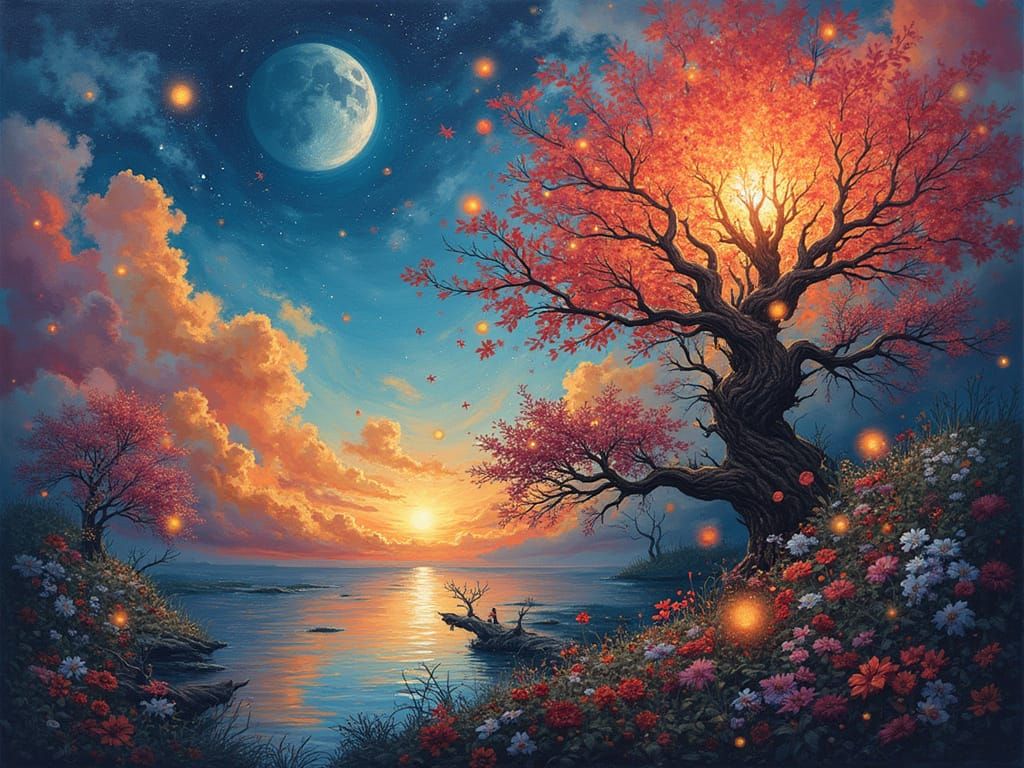 Vibrant Art Showcase of Diverse Styles and Mediums