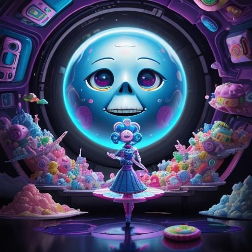 I Have No Mouth, Candy Art Sci-Fi Scene