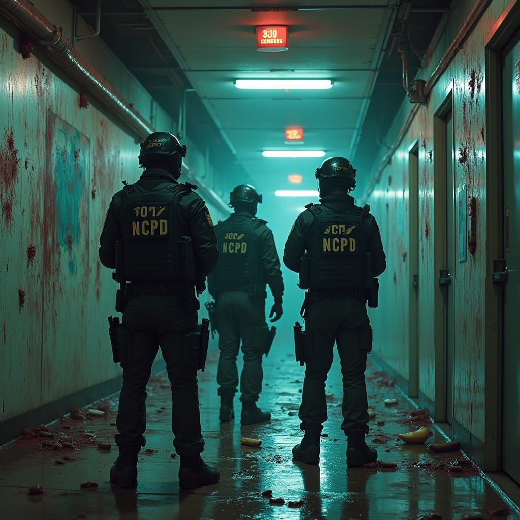 NCPD Secures Cyberpunk Hospital: Gritty Future