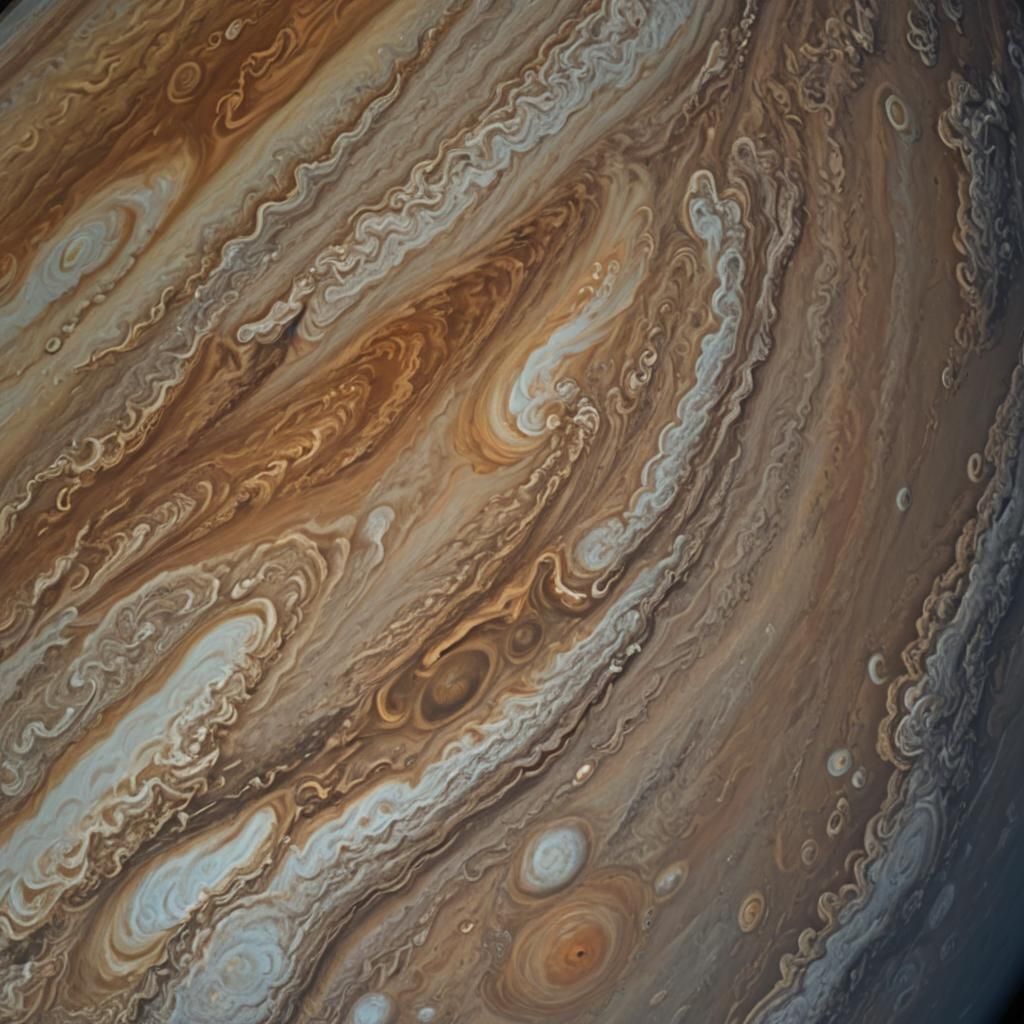 Stunning Views of Jupiter's Cloud Tops