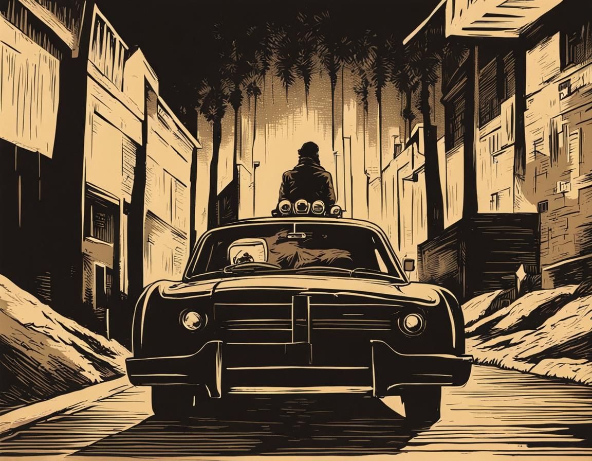 Comic Book Art in Francavilla Style