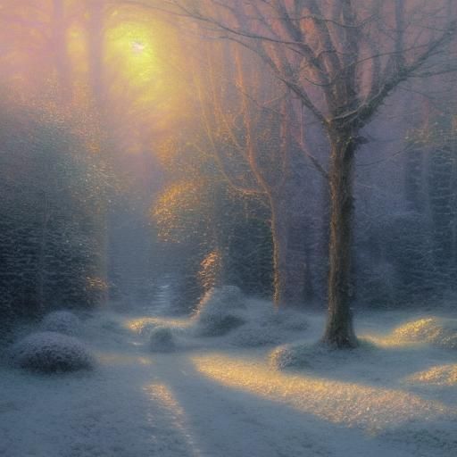 Frosted Leaf and Wool in Ethereal Light