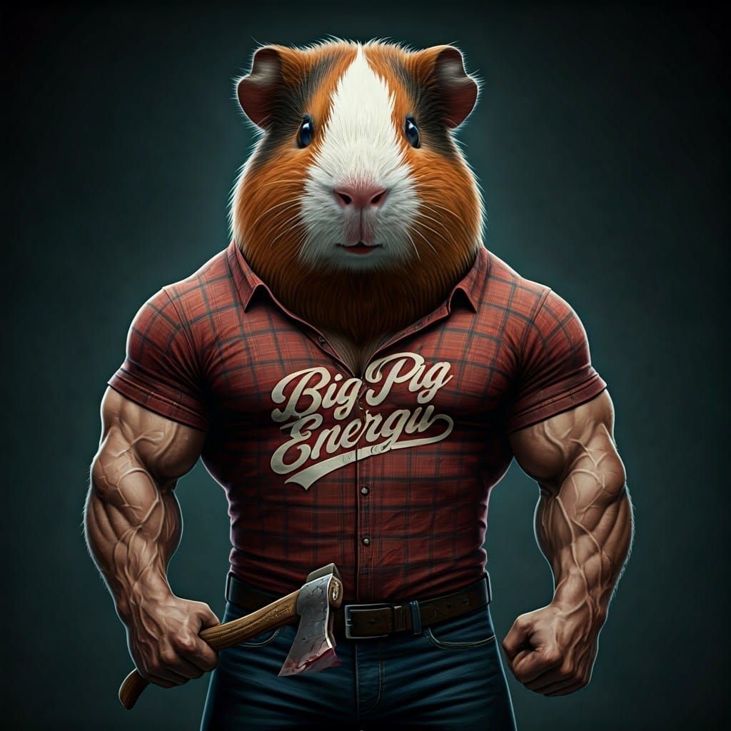 Guinea Pig Man Exudes Big Pig Energy