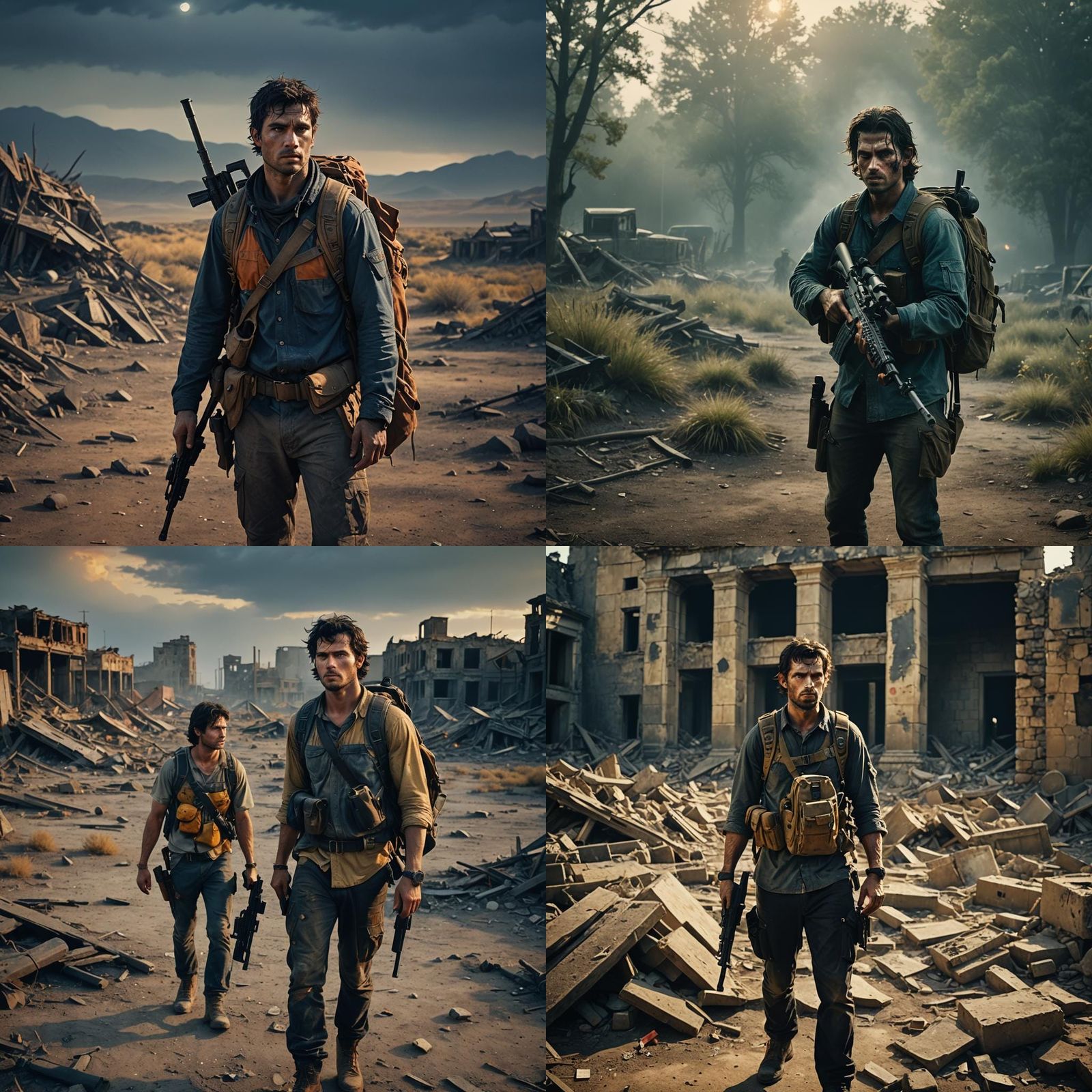 Apocalyptic Survivor: Cinematic Film Still