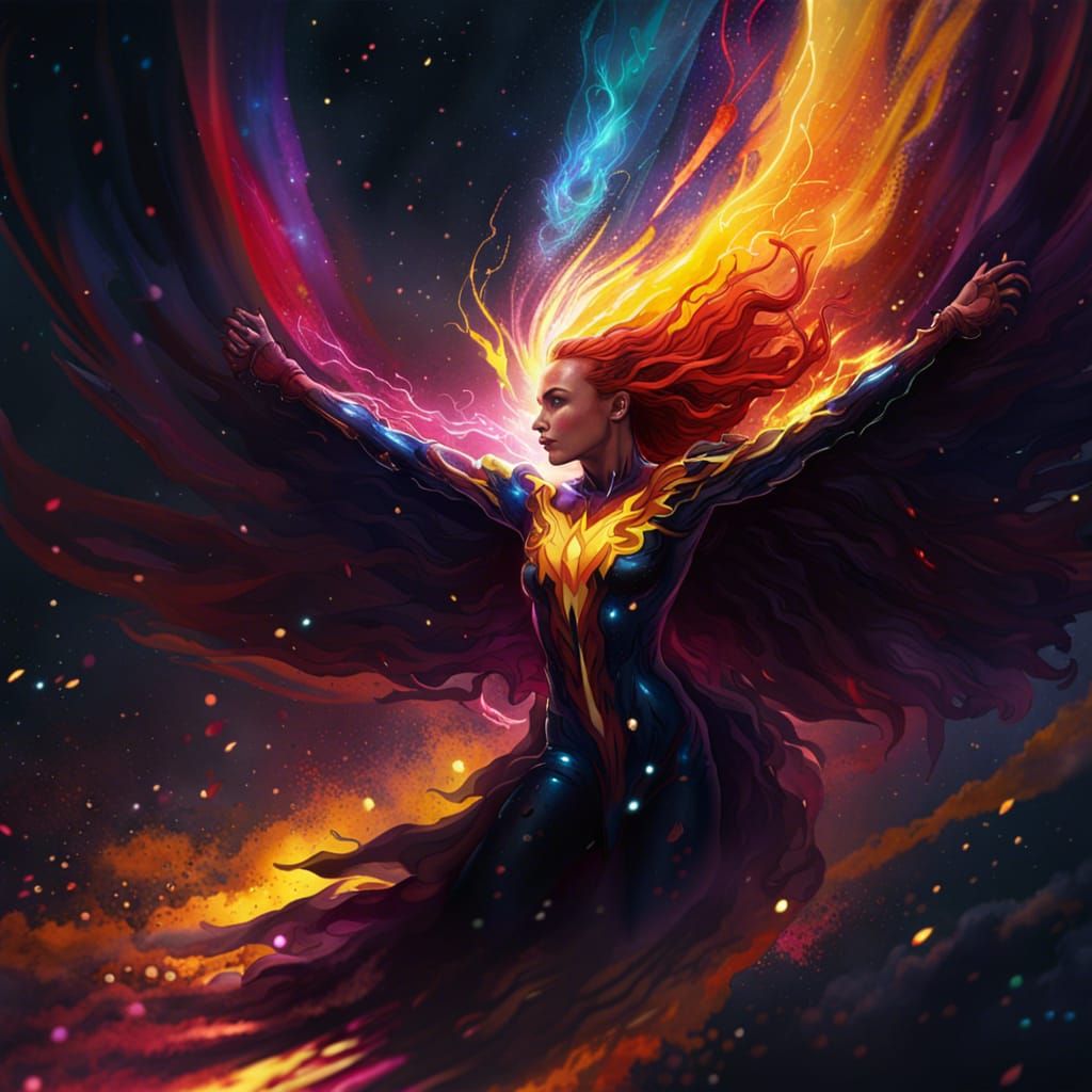 Jean Grey, At One with the Cosmos
