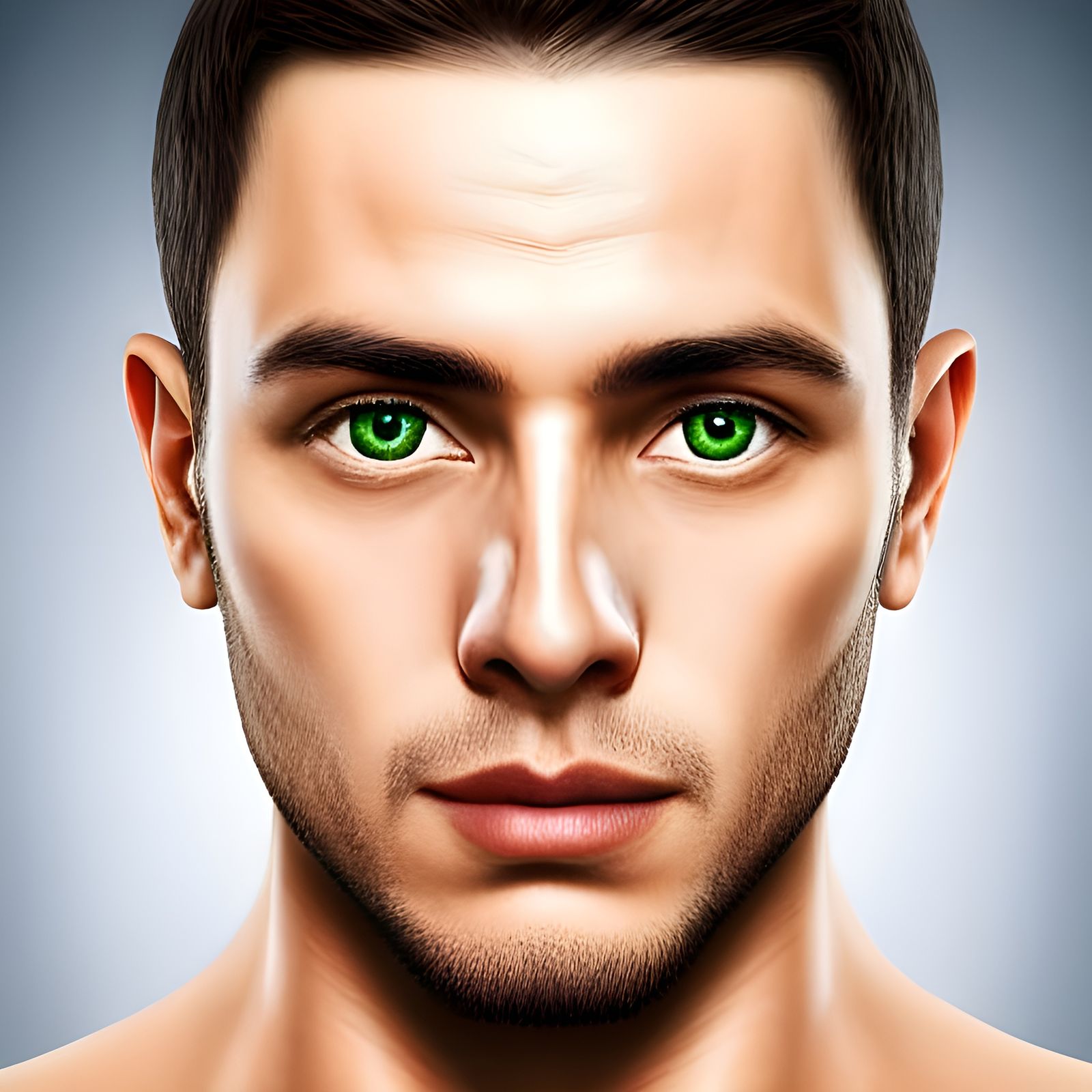 Abkhazia Personified as Handsome Man in Fantasy Art