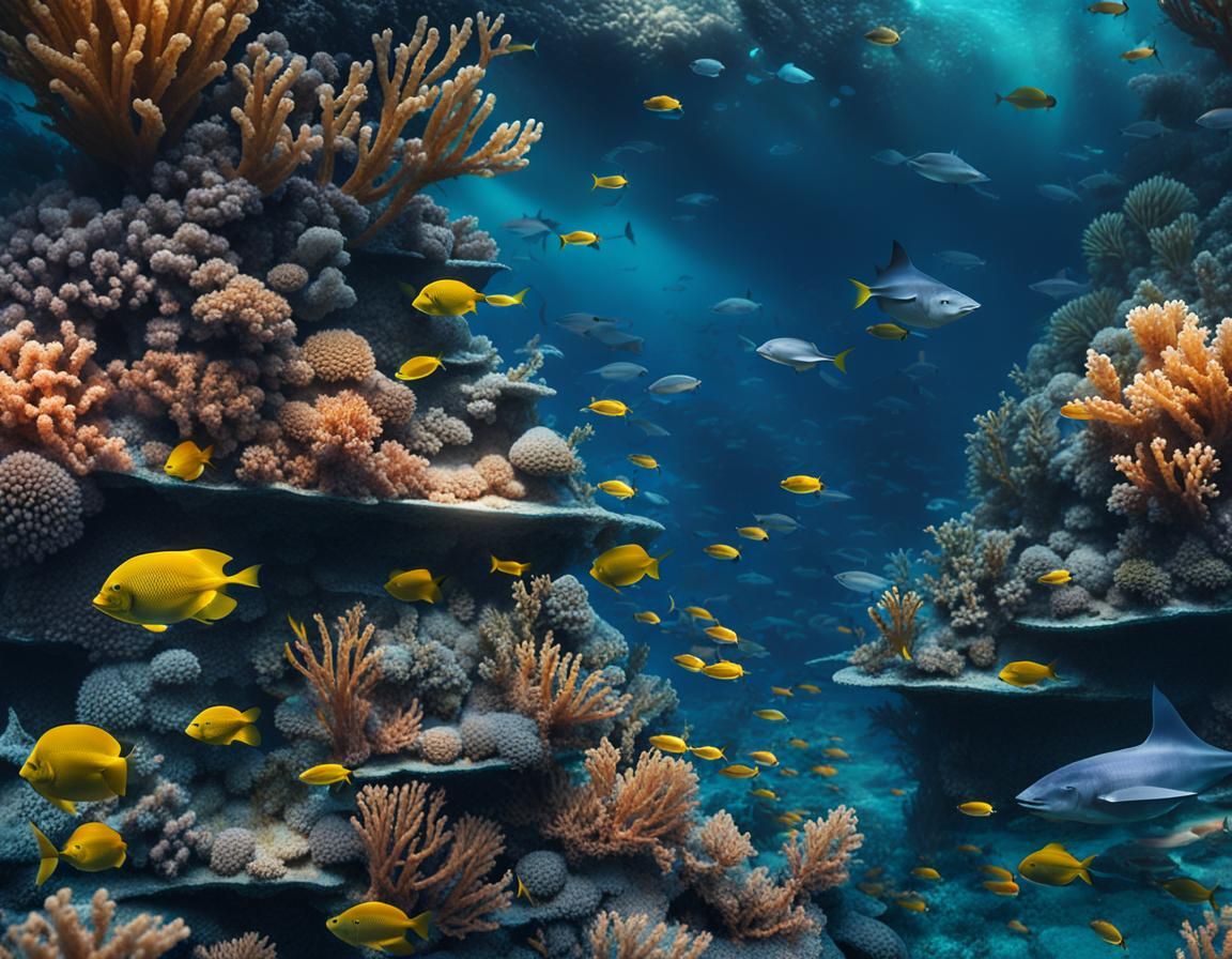 Detailed Ocean Depths: Mysterious Beauty in Focus