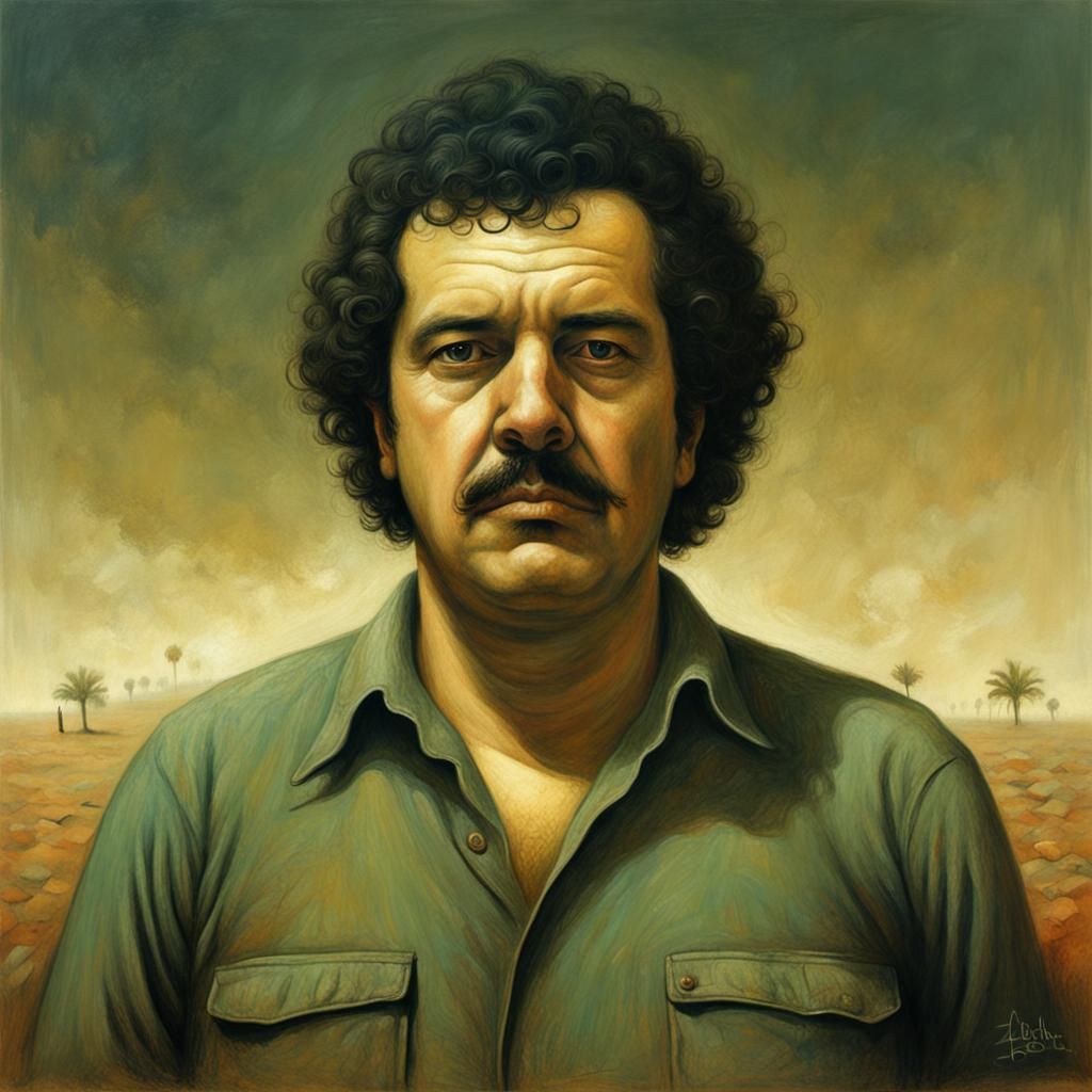 Surreal Dark Portrait Inspired by Beksinski