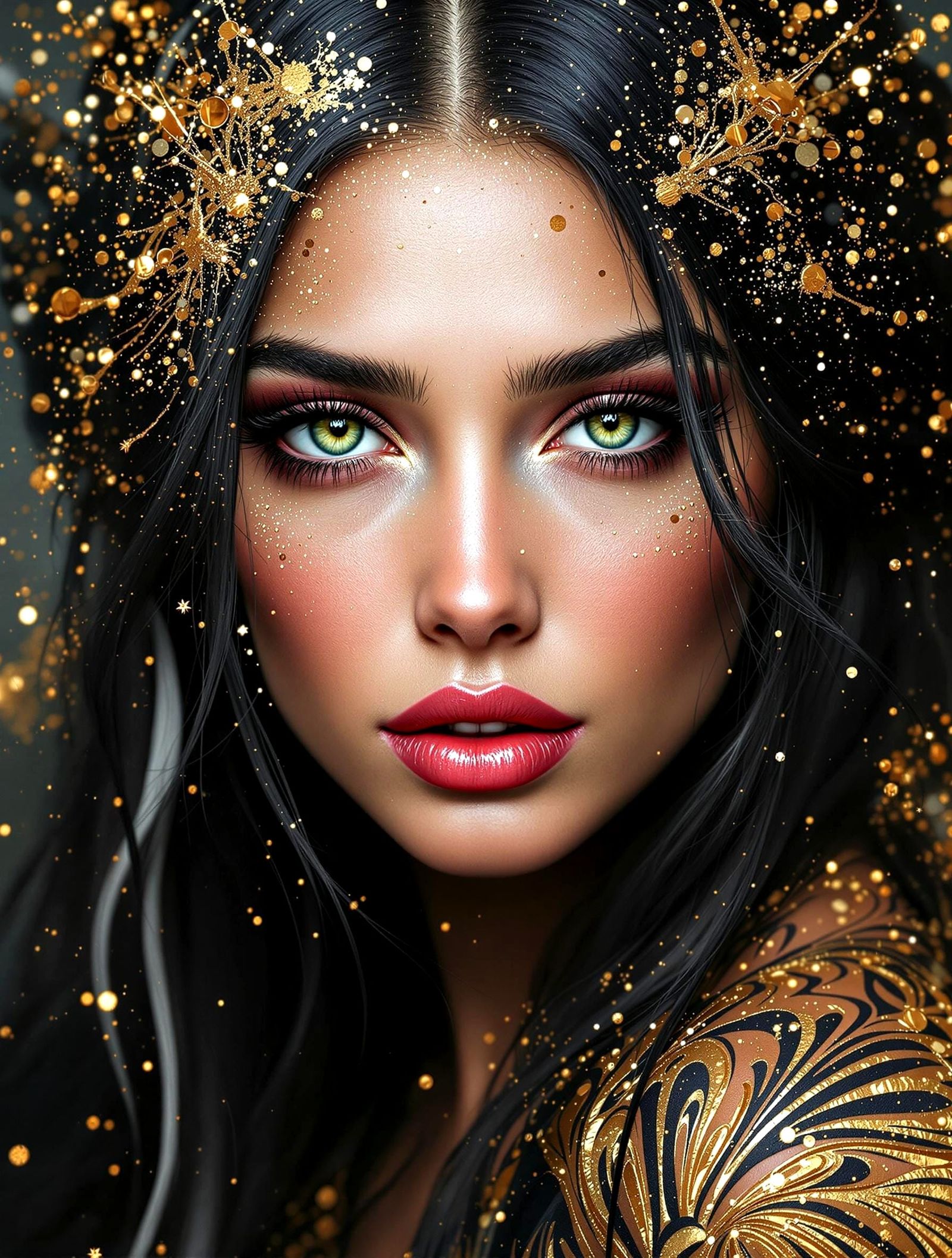 Ethereal Beauty in Multiverse Splendor