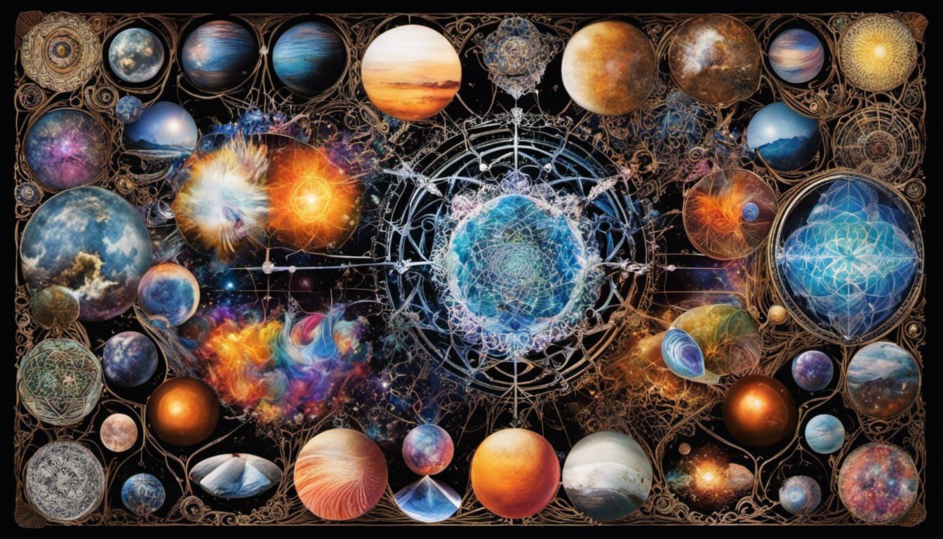 Quantum Zentangle: Fractal Wave Function with Zodiac Element...