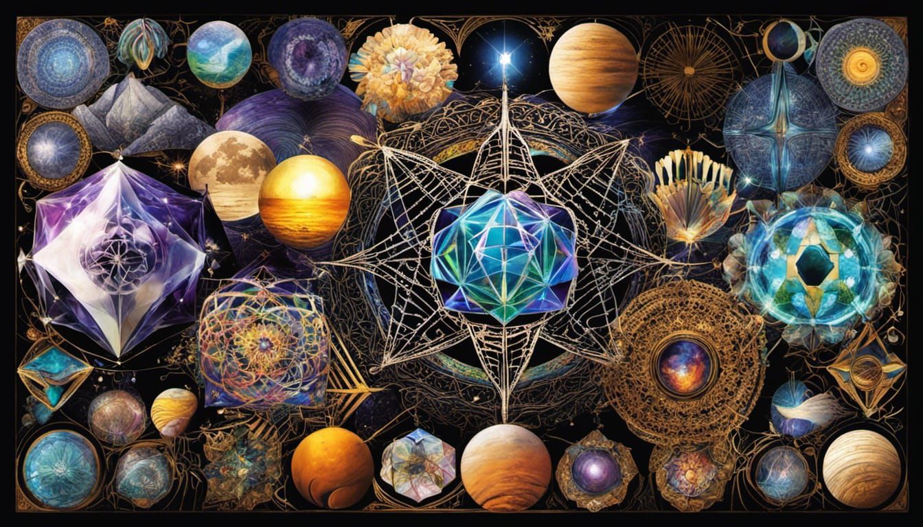 Quantum Zentangle with Metatron's Cube and Zodiac