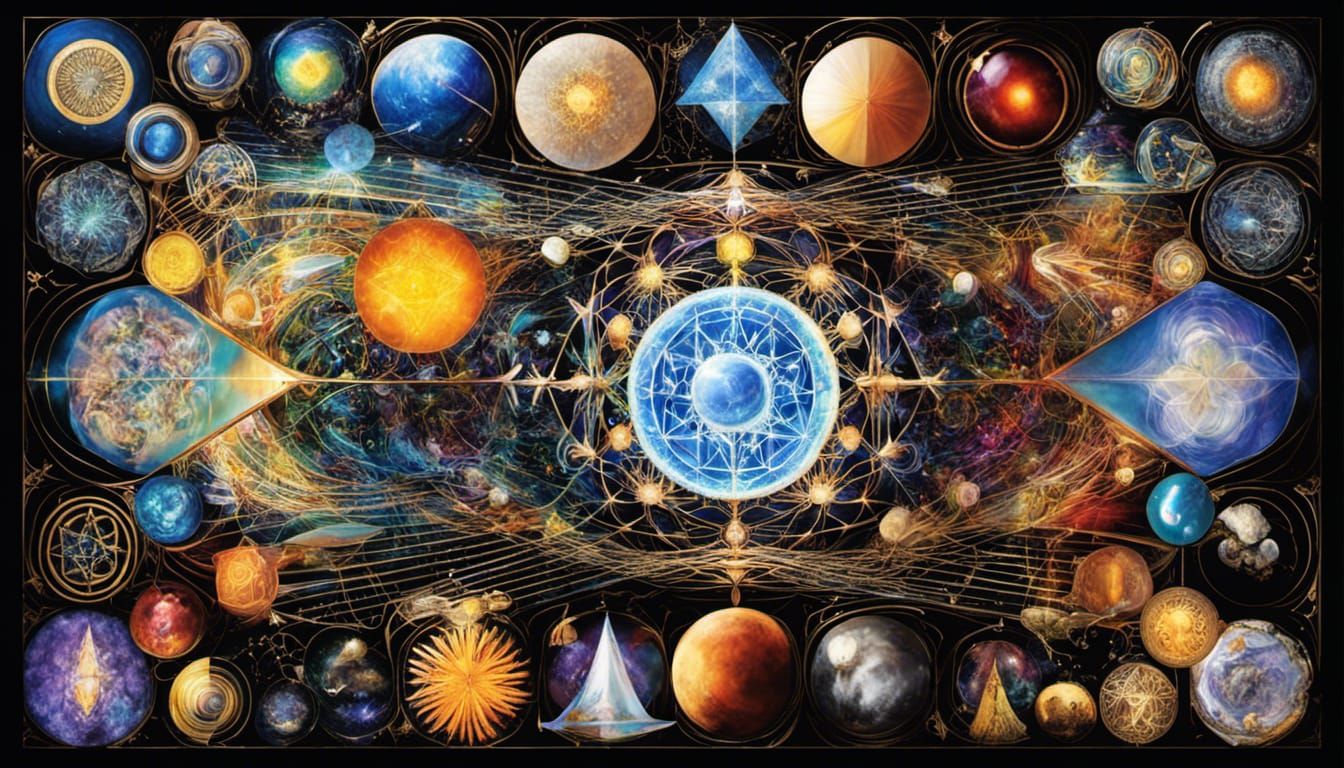 Quantum Zentangle with Metatron's Cube and Zodiac