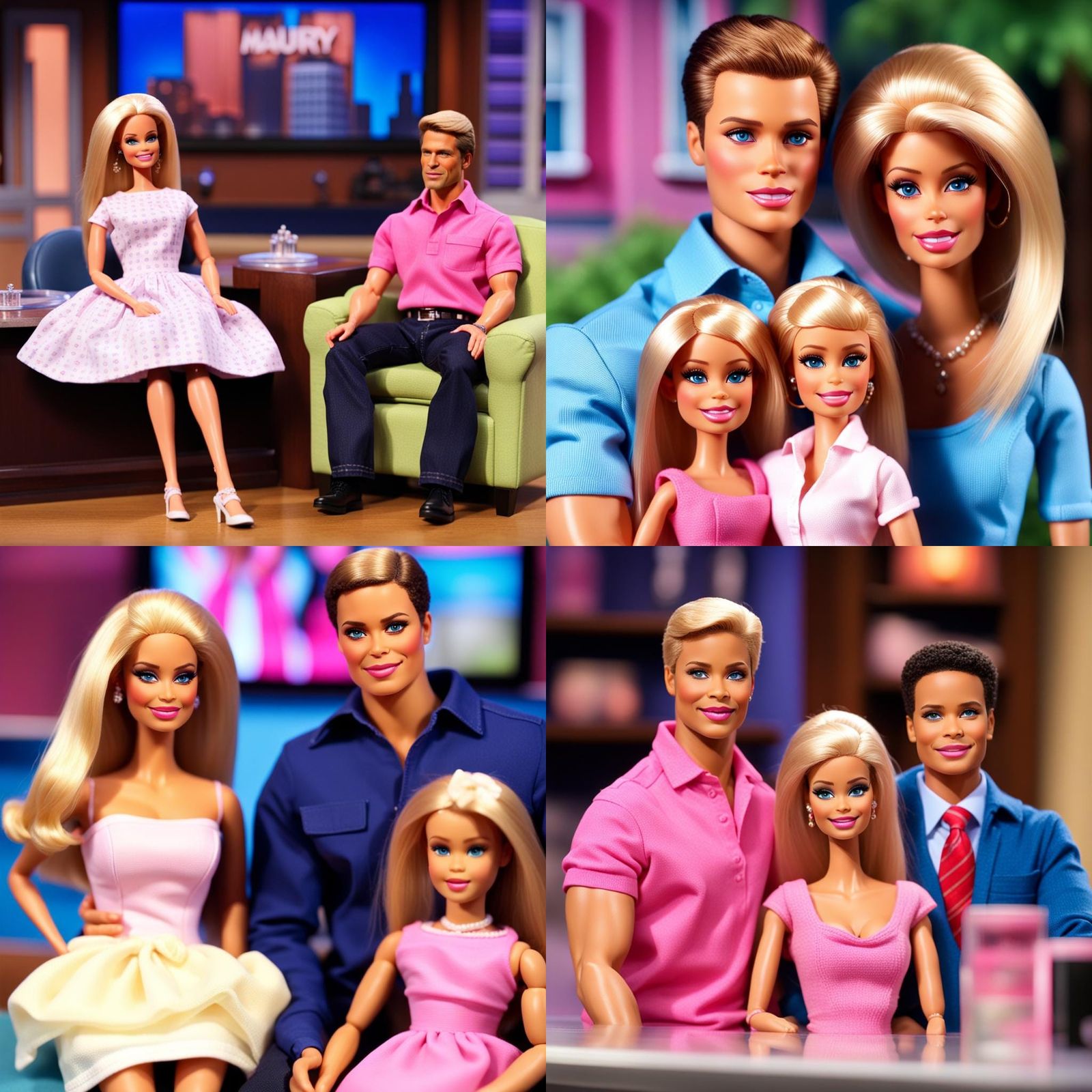 Barbie and Ken on Maury: Paternity Drama