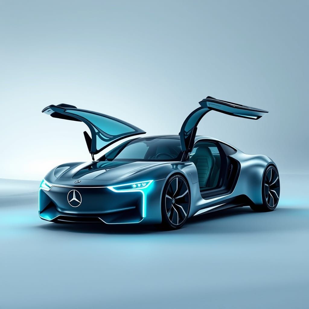 Sleek Futuristic Mercedes Benz AVTR V2 Concept Car