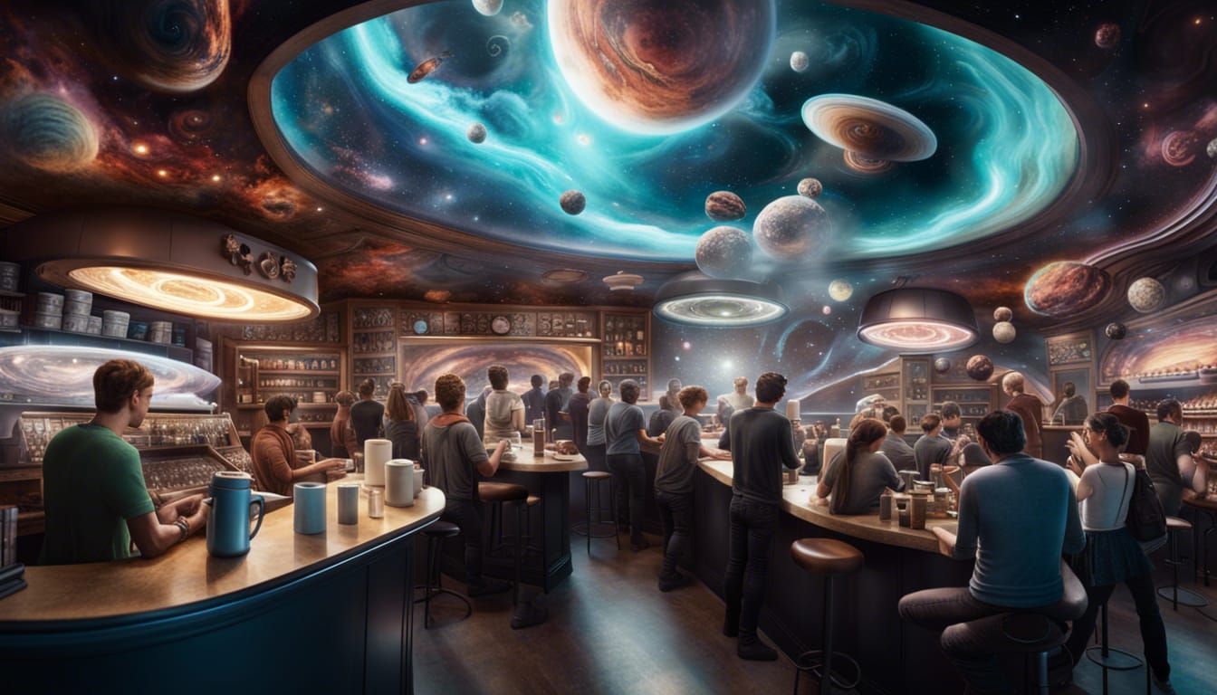 Cosmic Coffeeshop: Extraterrestrial Blends in Space