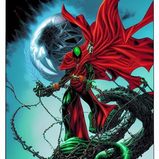Spawn Comic Book Art by Mark Brooks and Dan Mumford