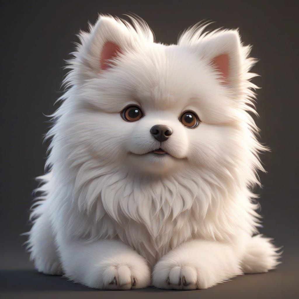 cute floofy dog