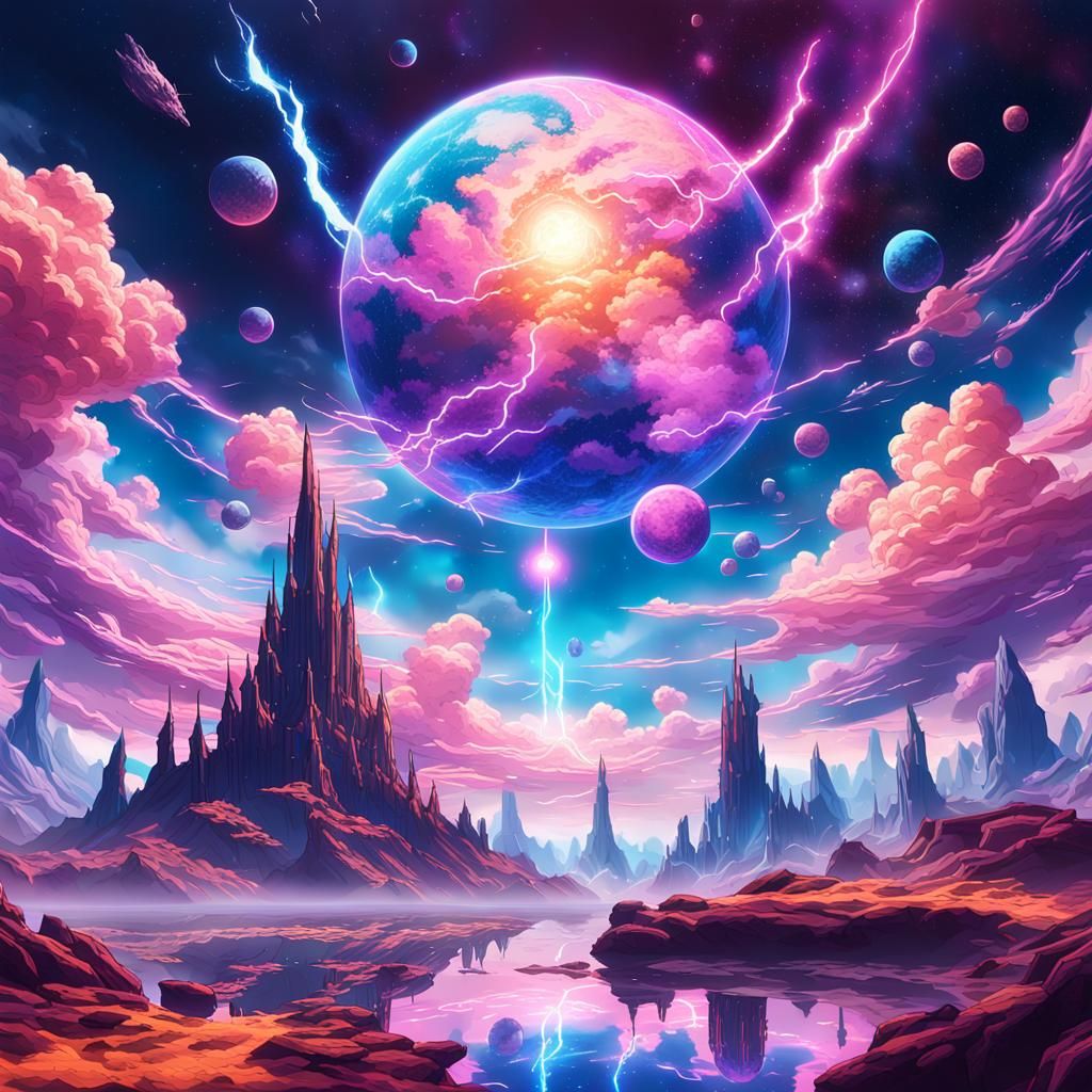 Dragon Ball World in Space: Fantasy Concept Art