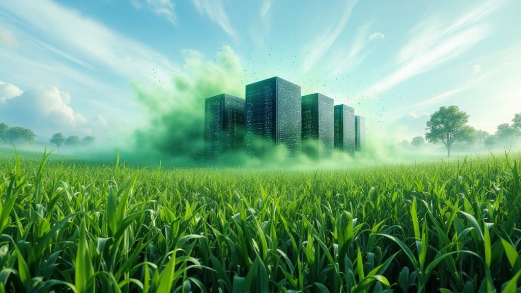 Nanobots Demolish Data Center, Restoring Nature