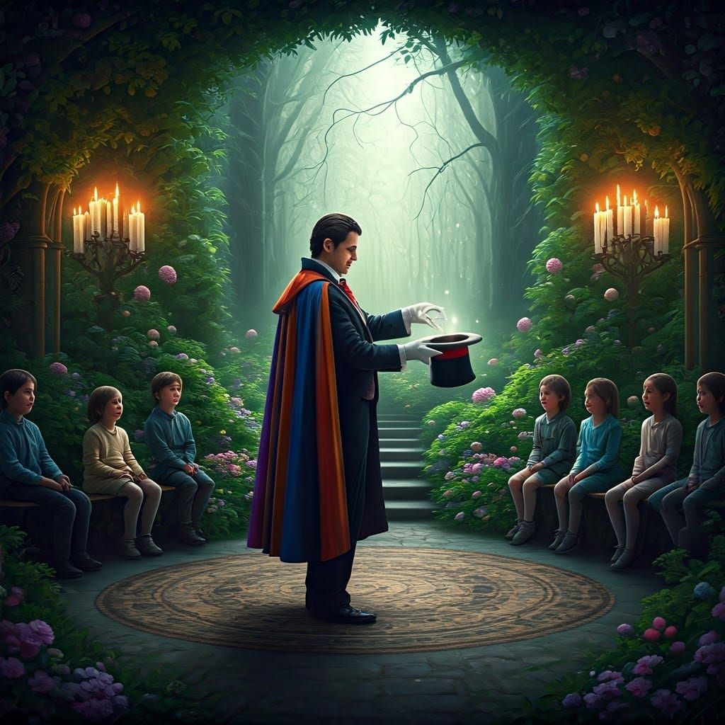 Whimsical Birthday Magic Unfolds in a Circle of Wonder