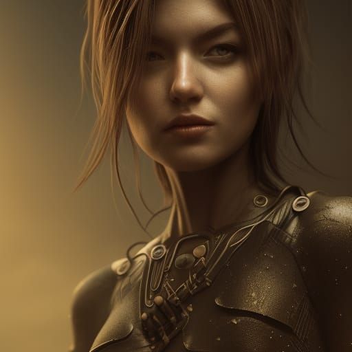 Cyberpunk Female Tech Summoner Character Design