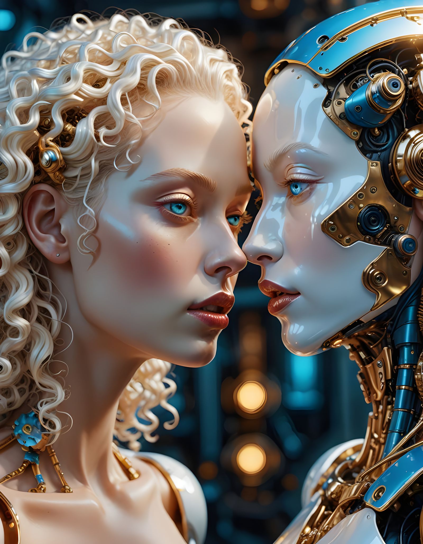 Surreal Cyborg Affection: Clinical Macro Photography