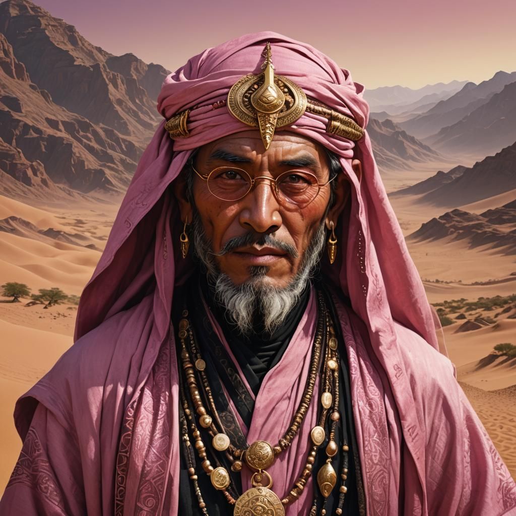 Yuan-Ti God of Lies in Tunisian Dress