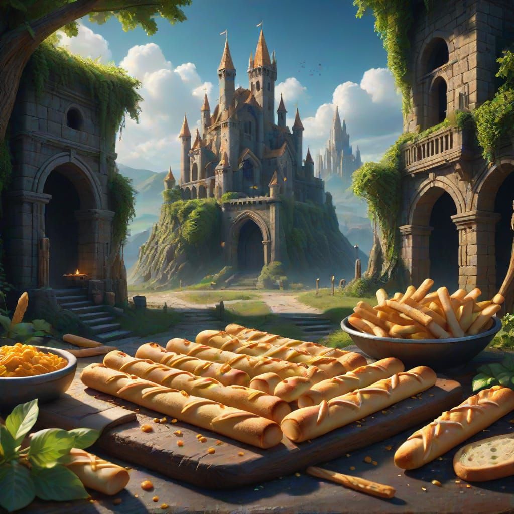 National Breadstick Day Fantasy Art