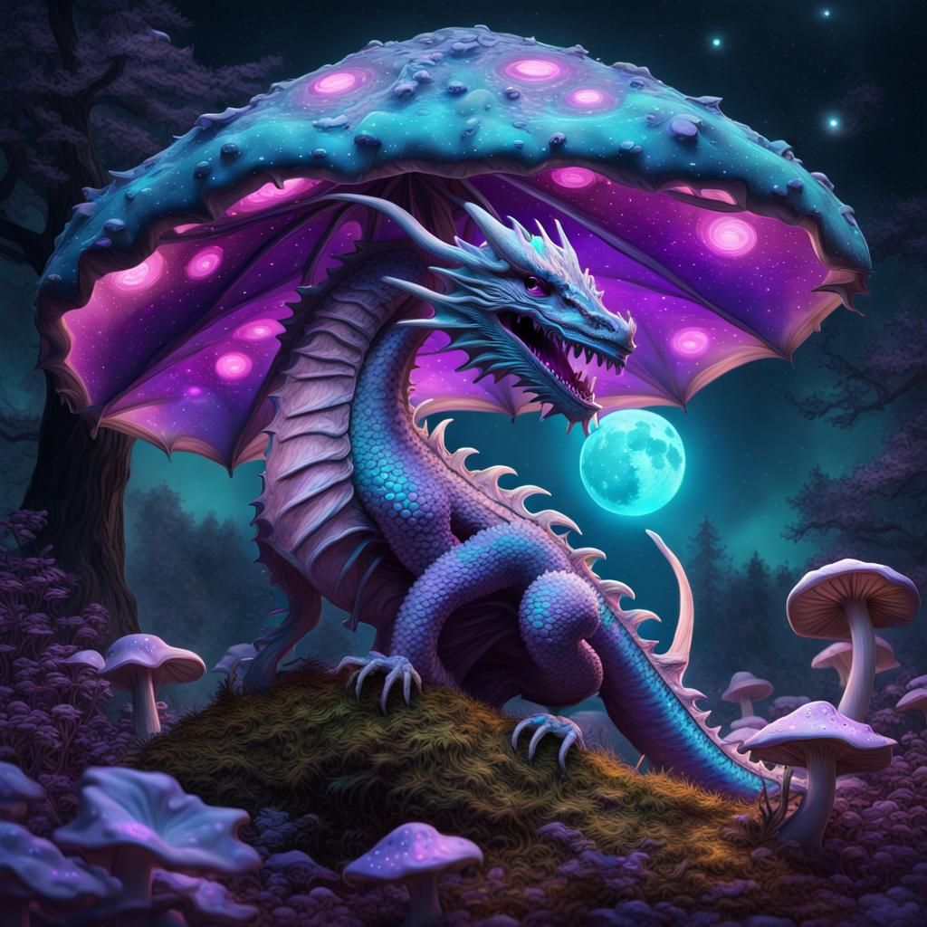 Glowing Shroom Canopy Dragon Protector!