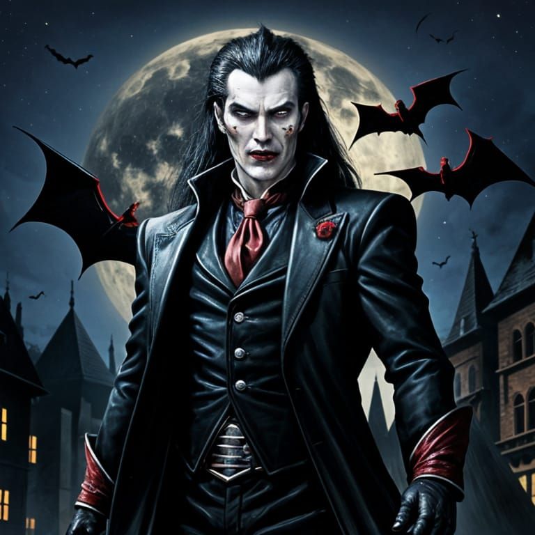 Vampires Emerge on a Dark Night