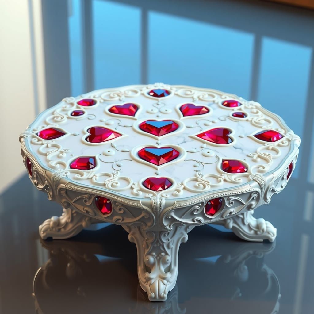 Elegant 18th-Century Inspired Wedgewood Table Set in Cyberpu...