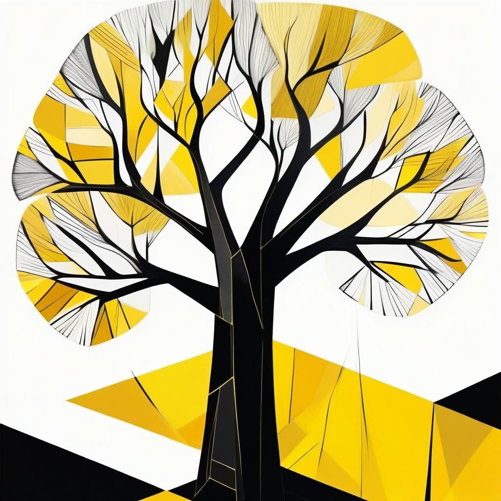 Oak tree - yellow