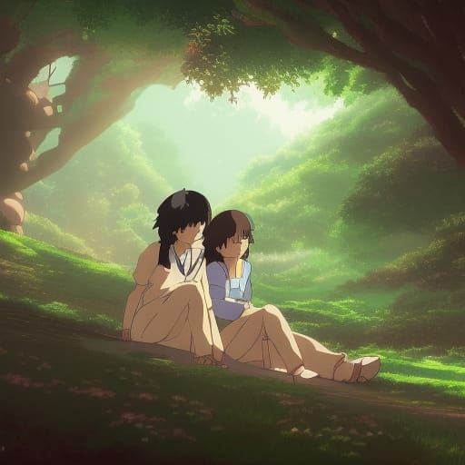 Anime Key Visual of Two Women in Love