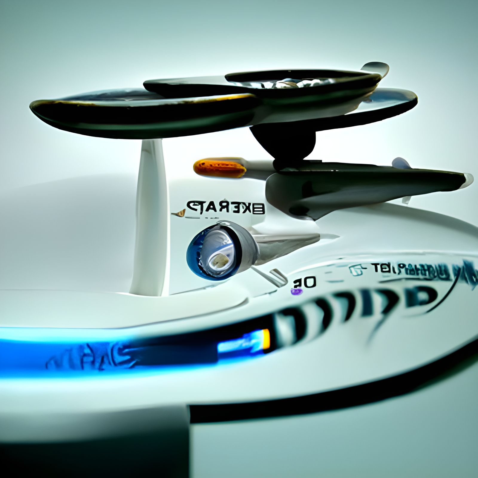 Abstract Star Trek Enterprise Spaceship