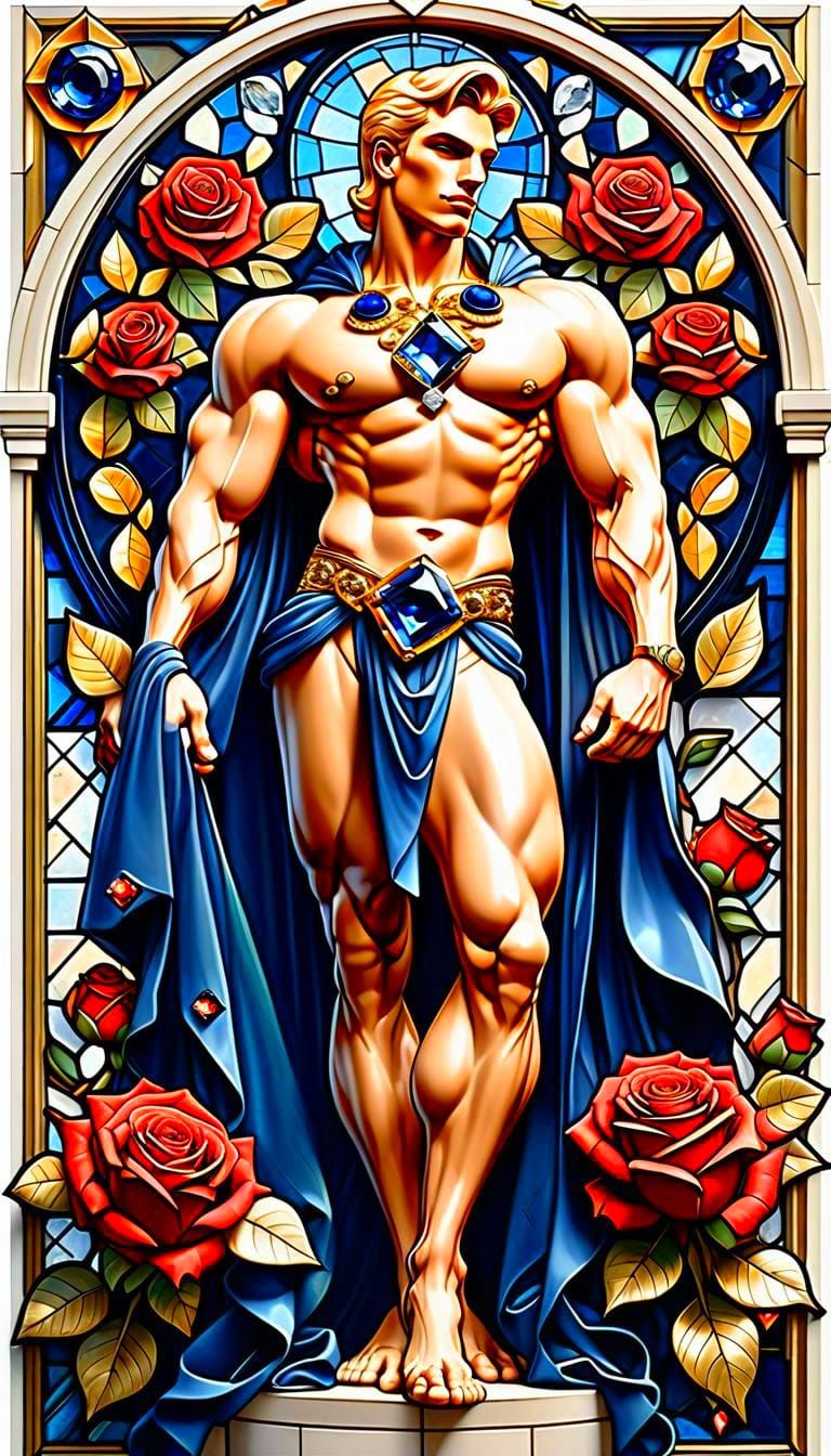 Masterpiece Chibi Character: Stained Glass Eros (Male Version)