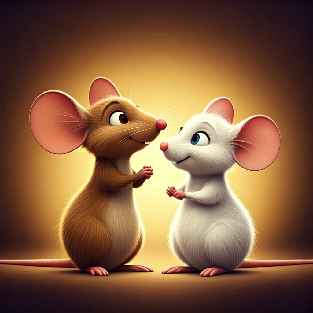 Whimsical Birthday Celebration in Vibrant 3D Style