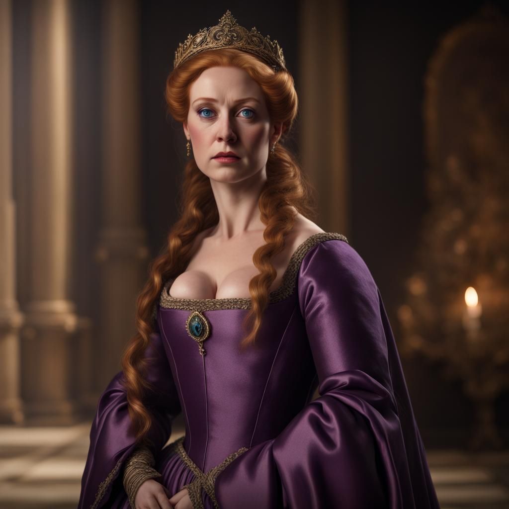 Catherine of Aragon in Tudor Fashion, Professional Photo