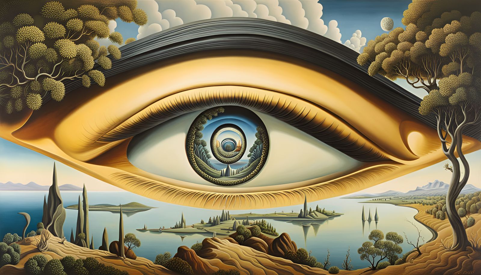 “Surrealism in the eye of Salvador Dali AImagined by Kay Sage (2)”