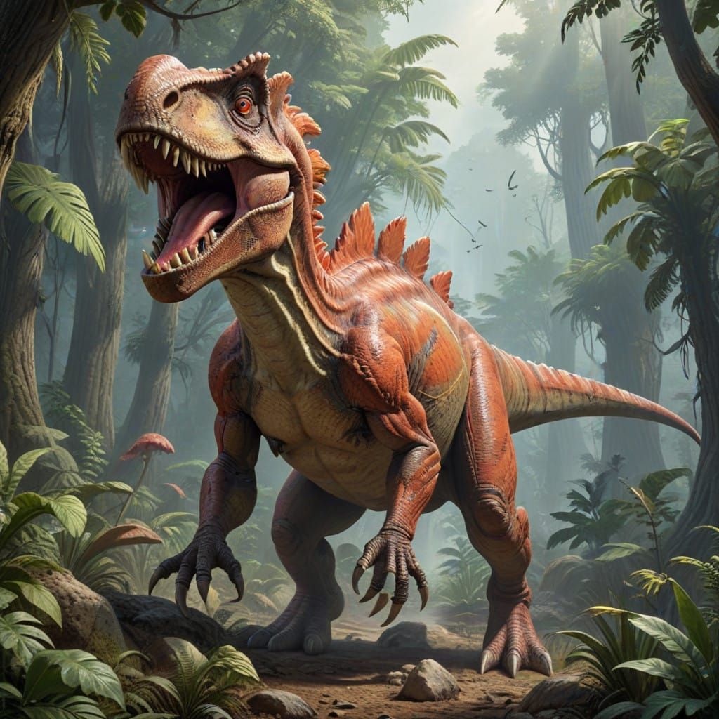 Ancient Landscape of the Cretaceous Era